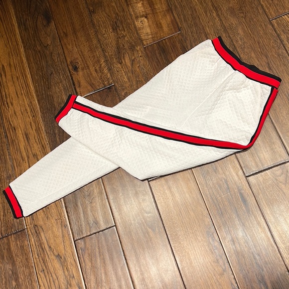 White quilted track pant - Picture 4 of 4